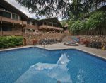 On-site outdoor pool and hot tubs 